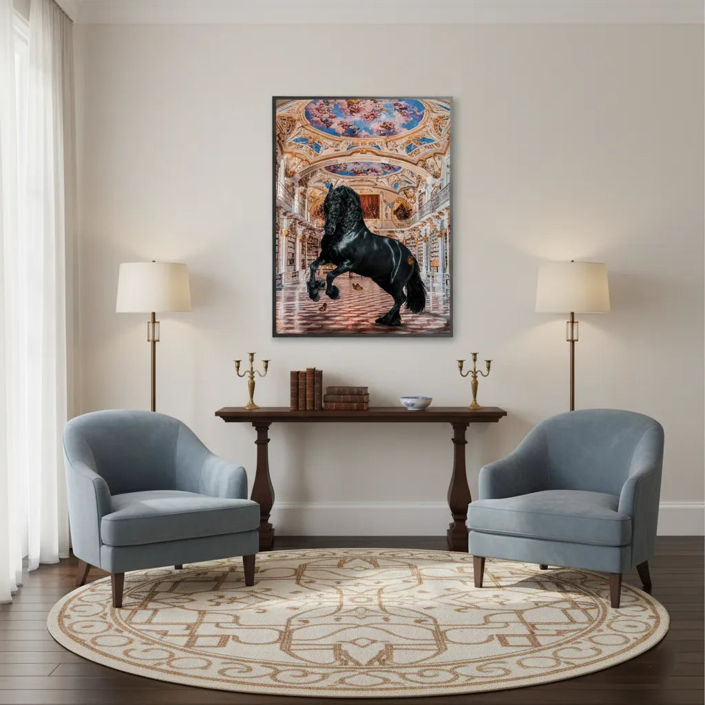 Baroque Horse - Fine Art - Jasmineart.ae