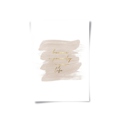 Become a Priority - Poster