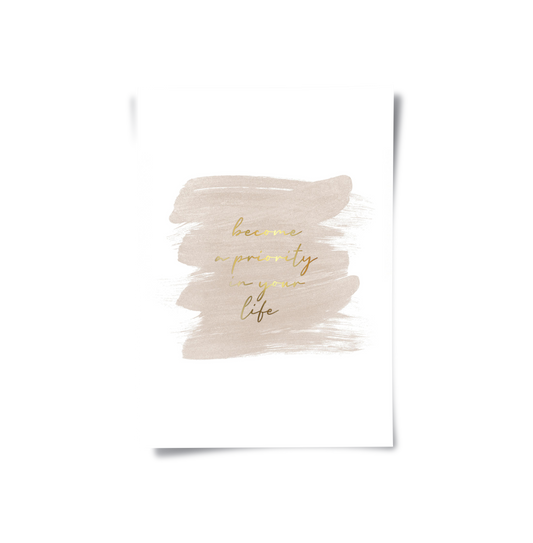 Become a Priority - Poster