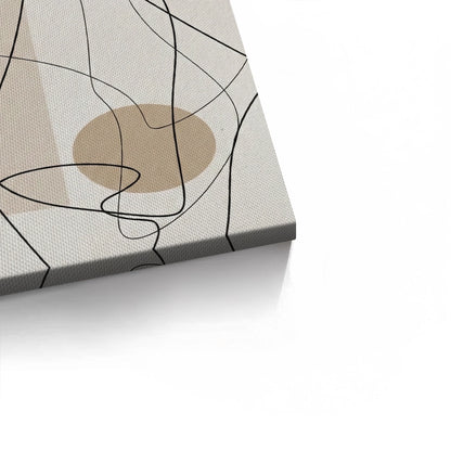 Beige Geometric - Canvas