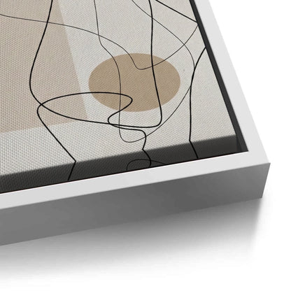 Beige Geometric - Canvas