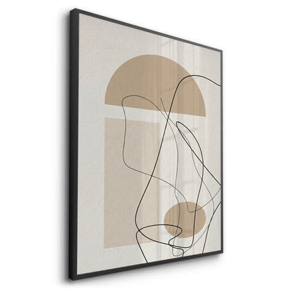 Beige Geometric - Fine Art