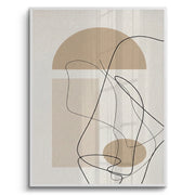 Beige Geometric - Fine Art