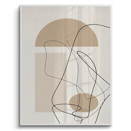 Beige Geometric - Fine Art