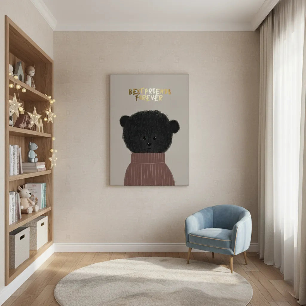 Best Friends Forever - Canvas - Jasmineart.ae