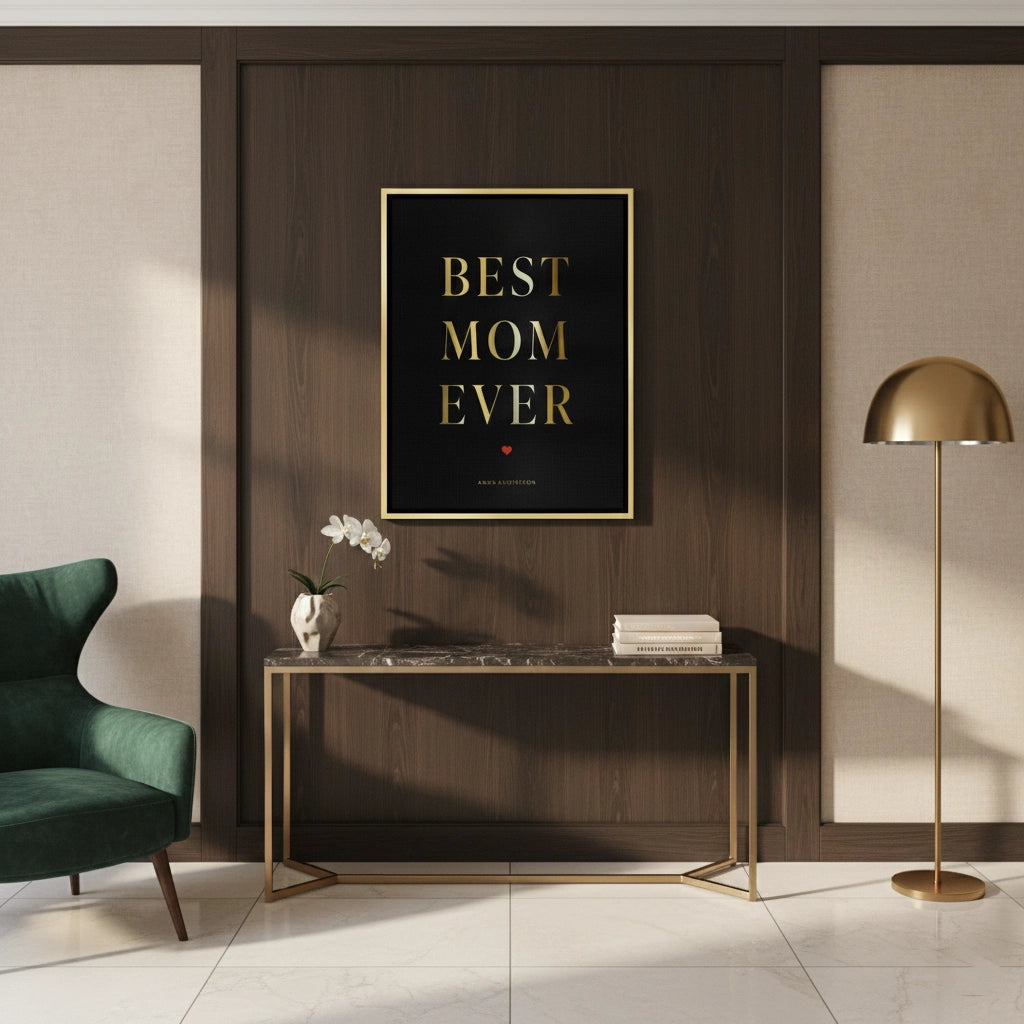 2Best Mom Ever - Canvas