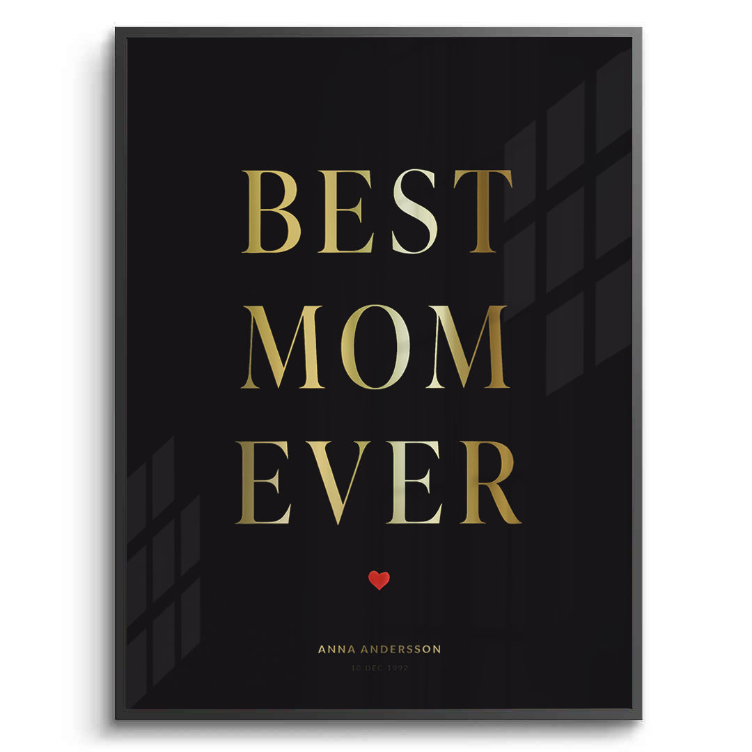 2Best Mom Ever - Fine Art