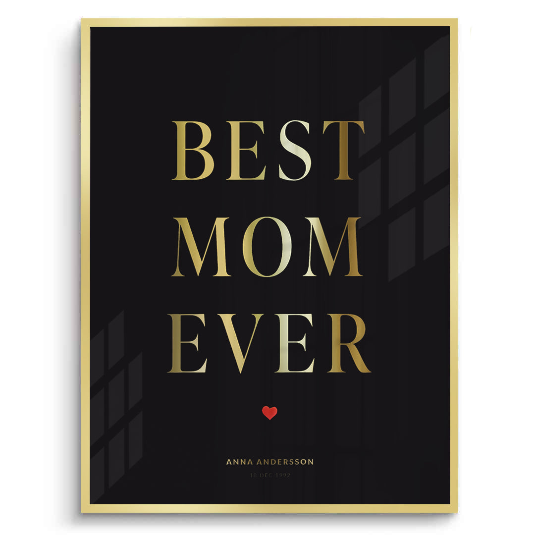2Best Mom Ever - Fine Art