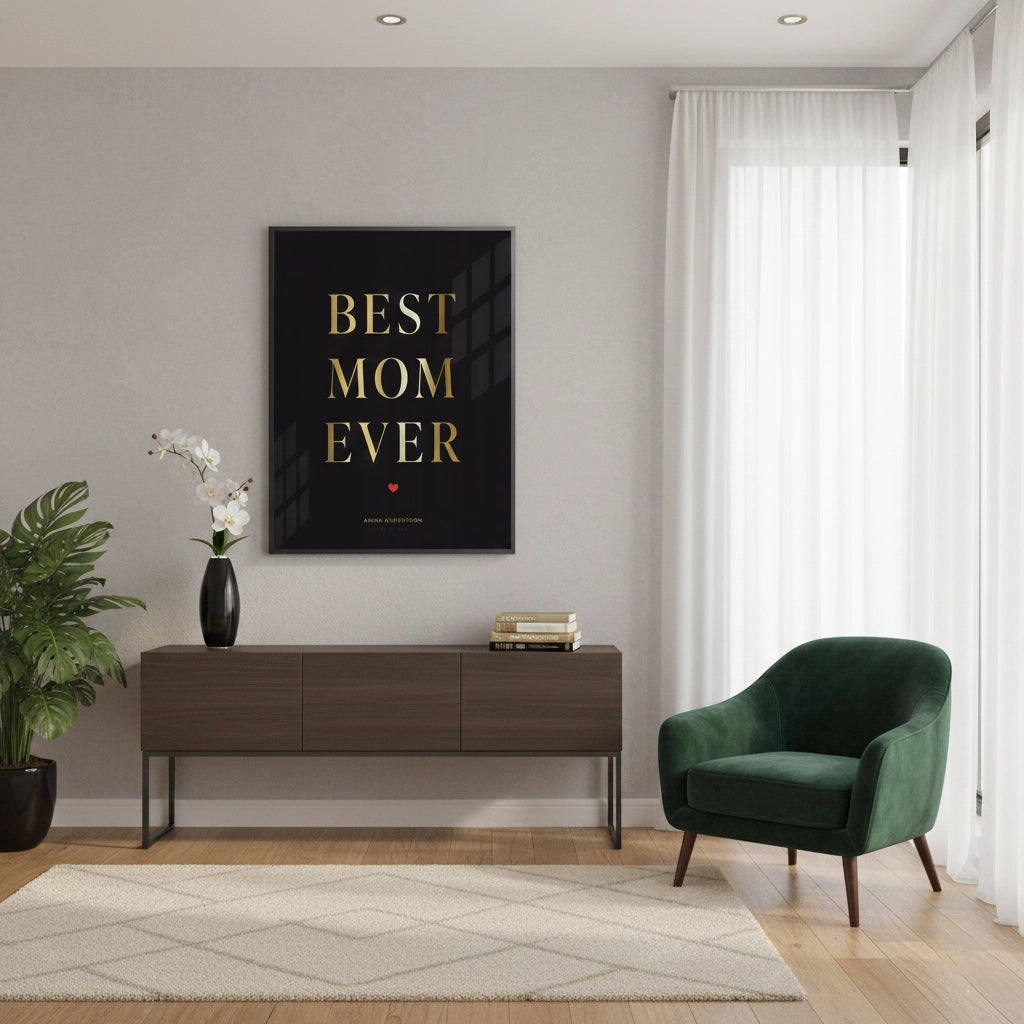 2Best Mom Ever - Fine Art