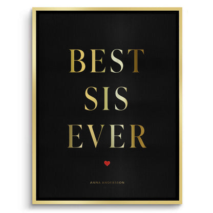 Best Sis Ever - Canvas