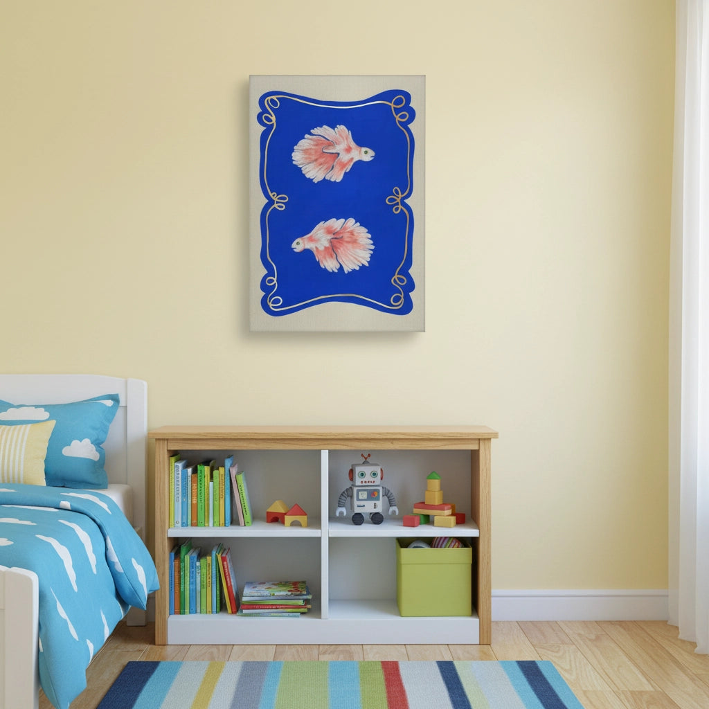 Betta Fish - Canvas - Jasmineart.ae