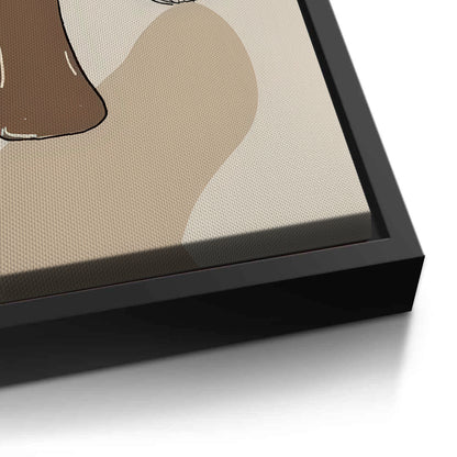 Between coffee and tea - Canvas