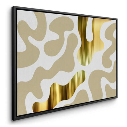 Biomorphic Gold - Canvas