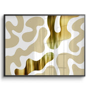 Biomorphic Gold - Fine Art - Jasmineart.ae