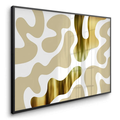 Biomorphic Gold - Fine Art