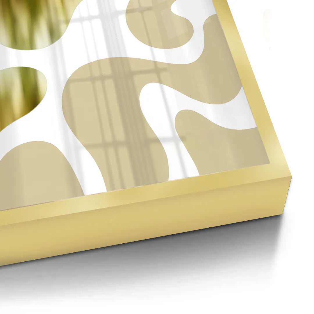 Biomorphic Gold - Fine Art - Jasmineart.ae