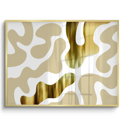 Biomorphic Gold - Fine Art