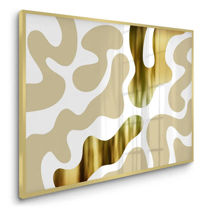Biomorphic Gold - Fine Art