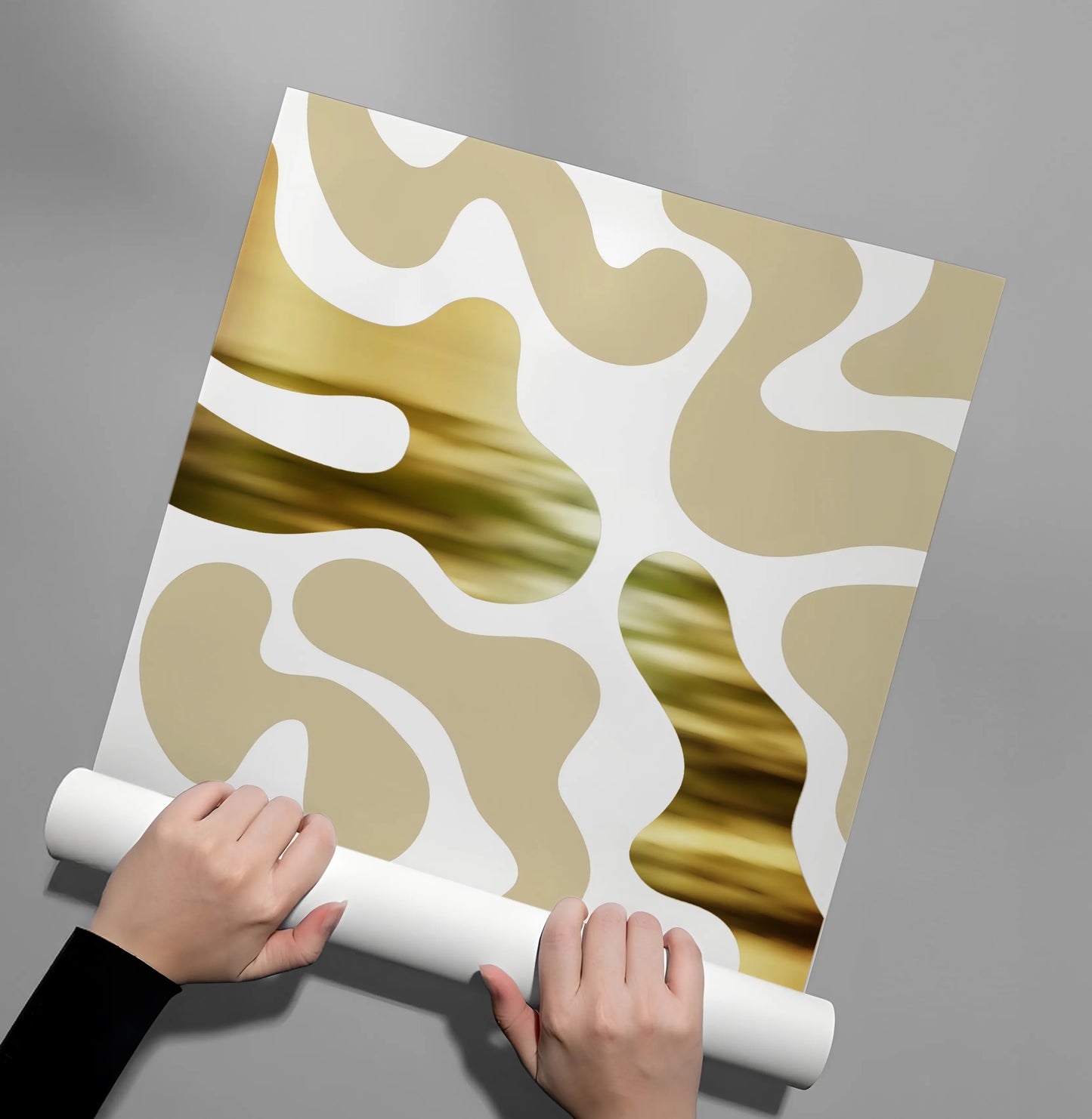 2Biomorphic Gold - Poster