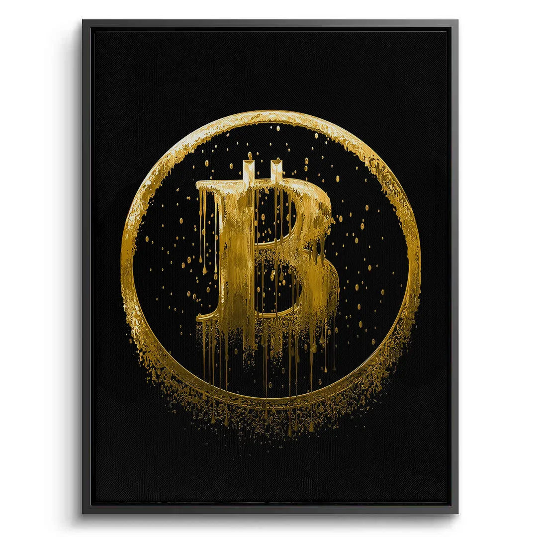Bitcoin - Canvas - Jasmineart.ae