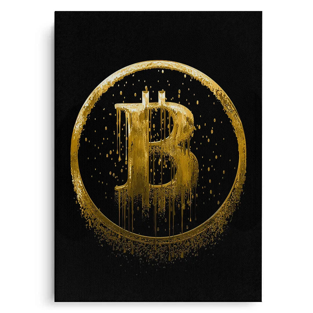 Bitcoin - Canvas - Jasmineart.ae