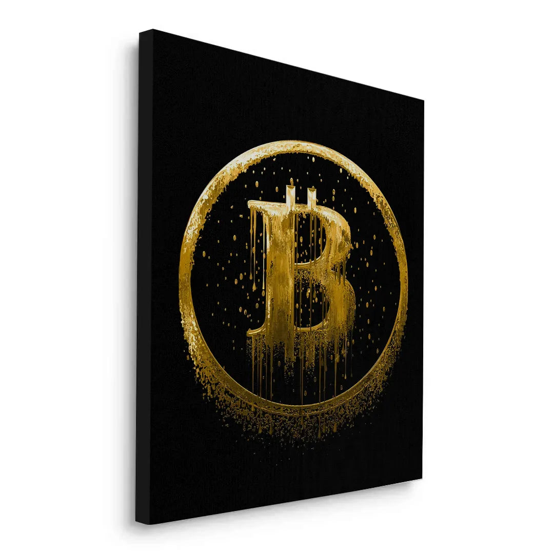 Bitcoin - Canvas - Jasmineart.ae