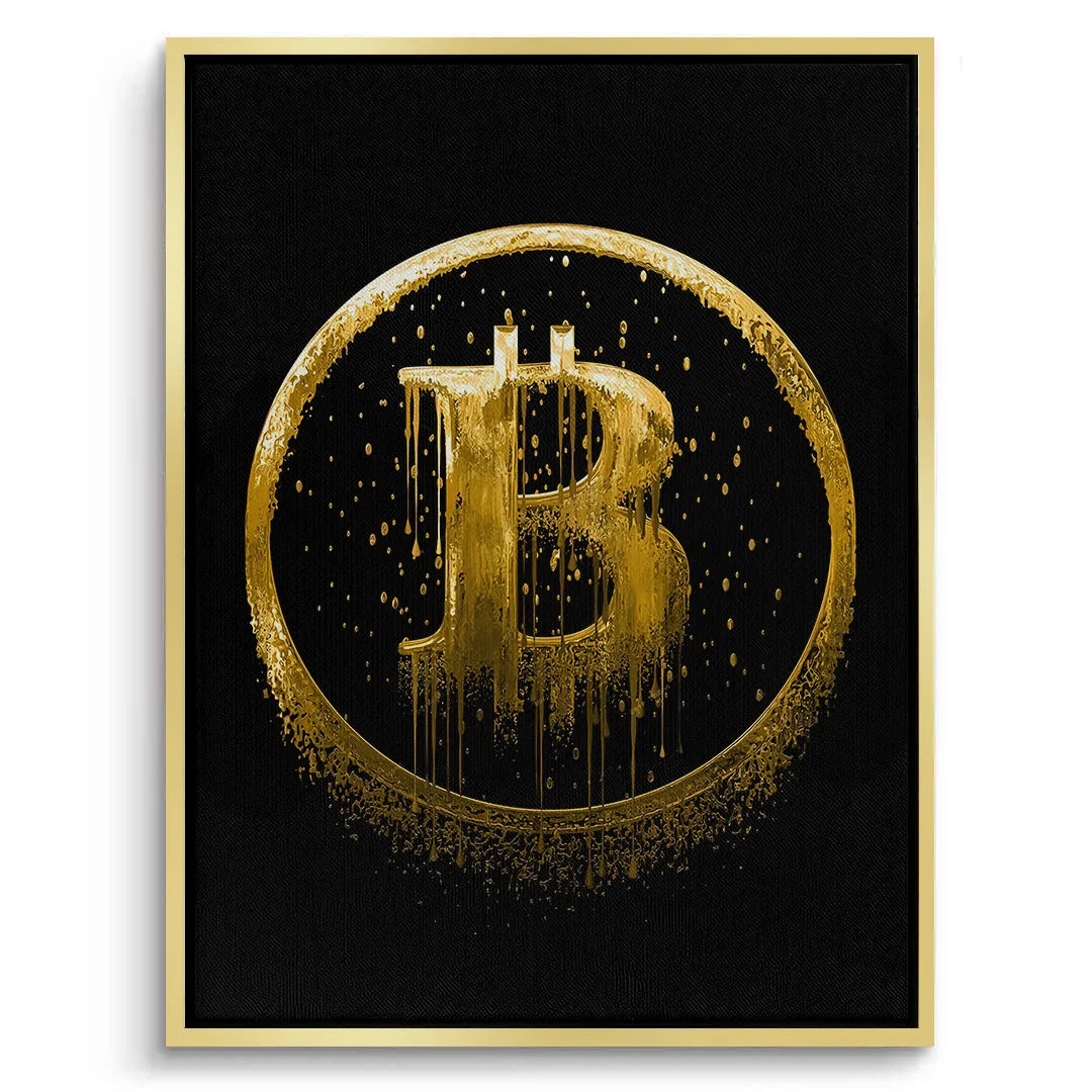 Bitcoin - Canvas - Jasmineart.ae
