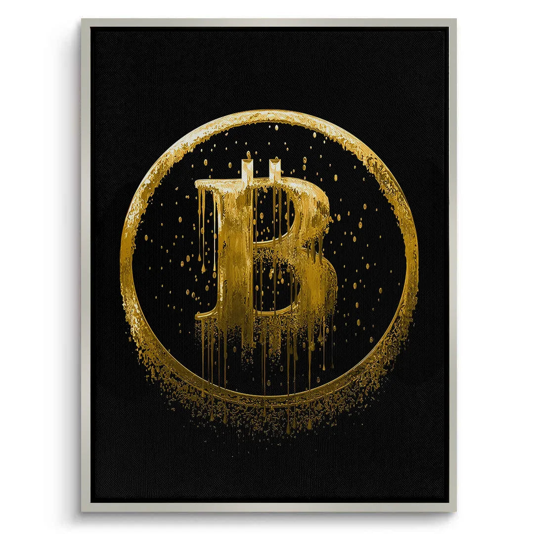 Bitcoin - Canvas - Jasmineart.ae