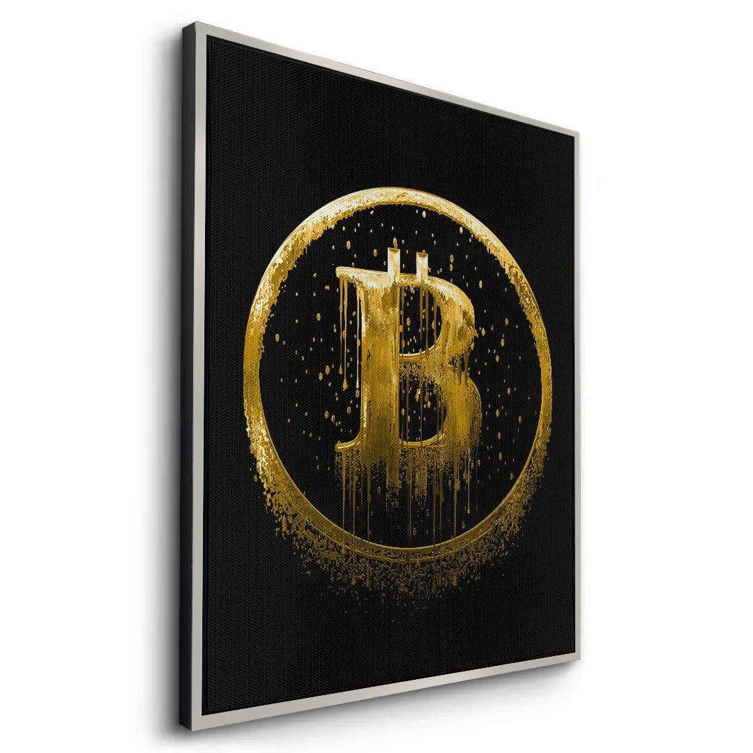 Bitcoin - Canvas - Jasmineart.ae