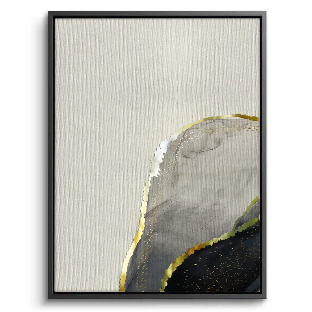 2Golden Geode Set of 3 - Canvas