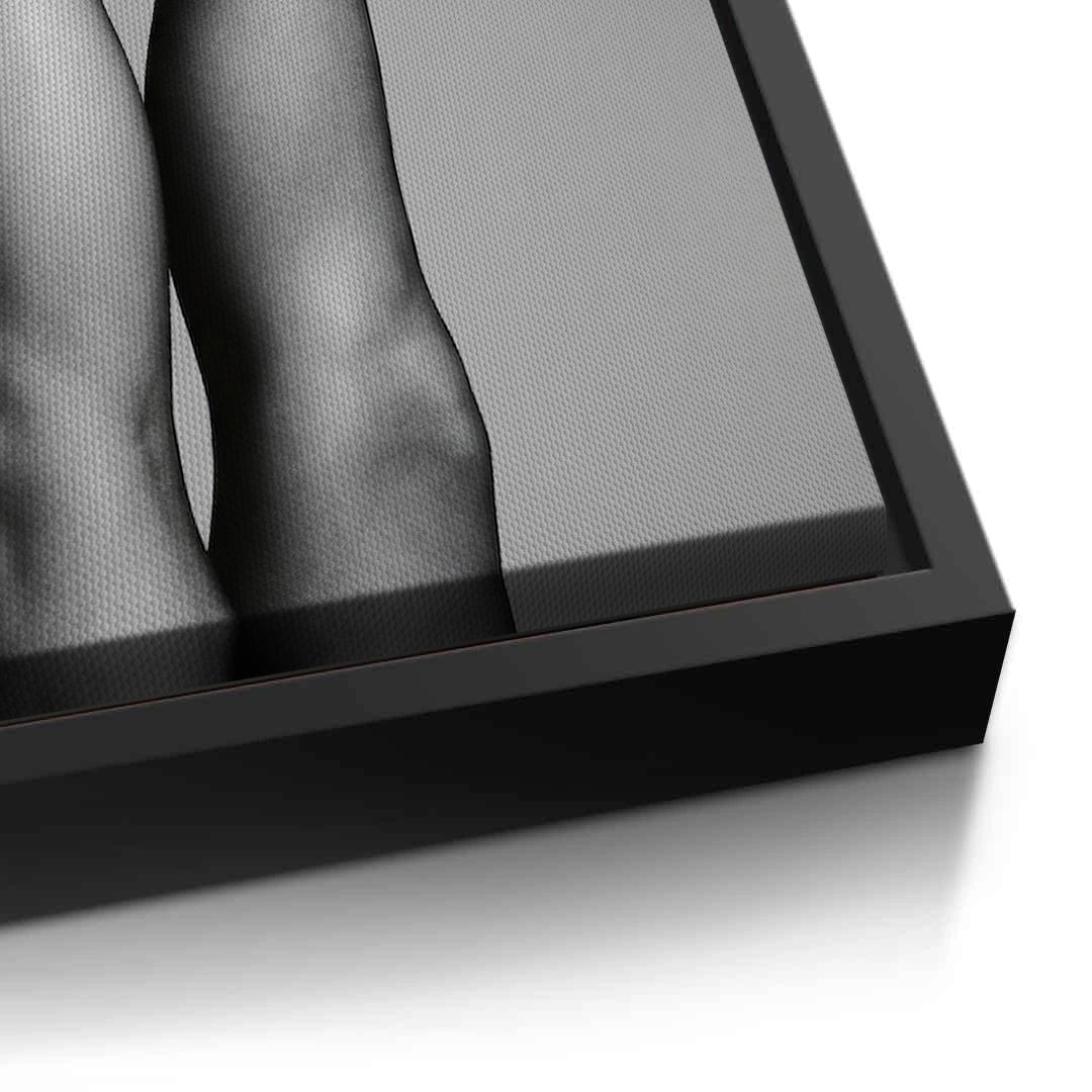 2Black High Heels - Canvas