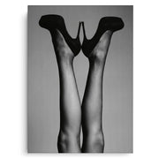 Black High Heels - Canvas