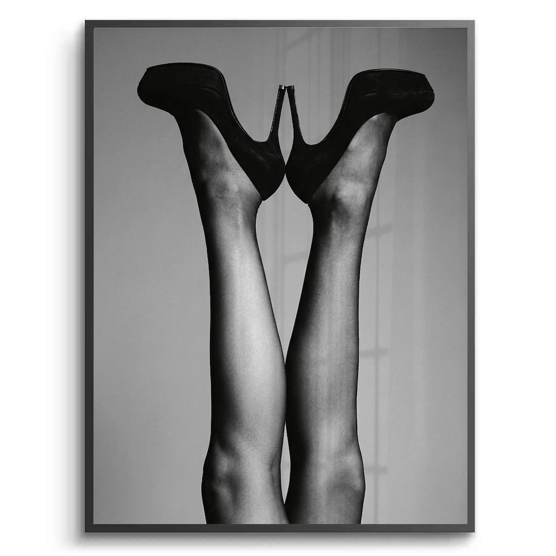 2Black High Heels - Fine Art