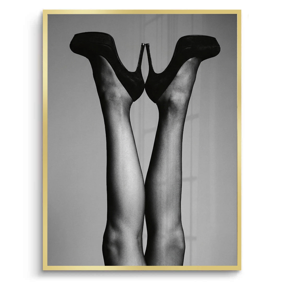 2Black High Heels - Fine Art