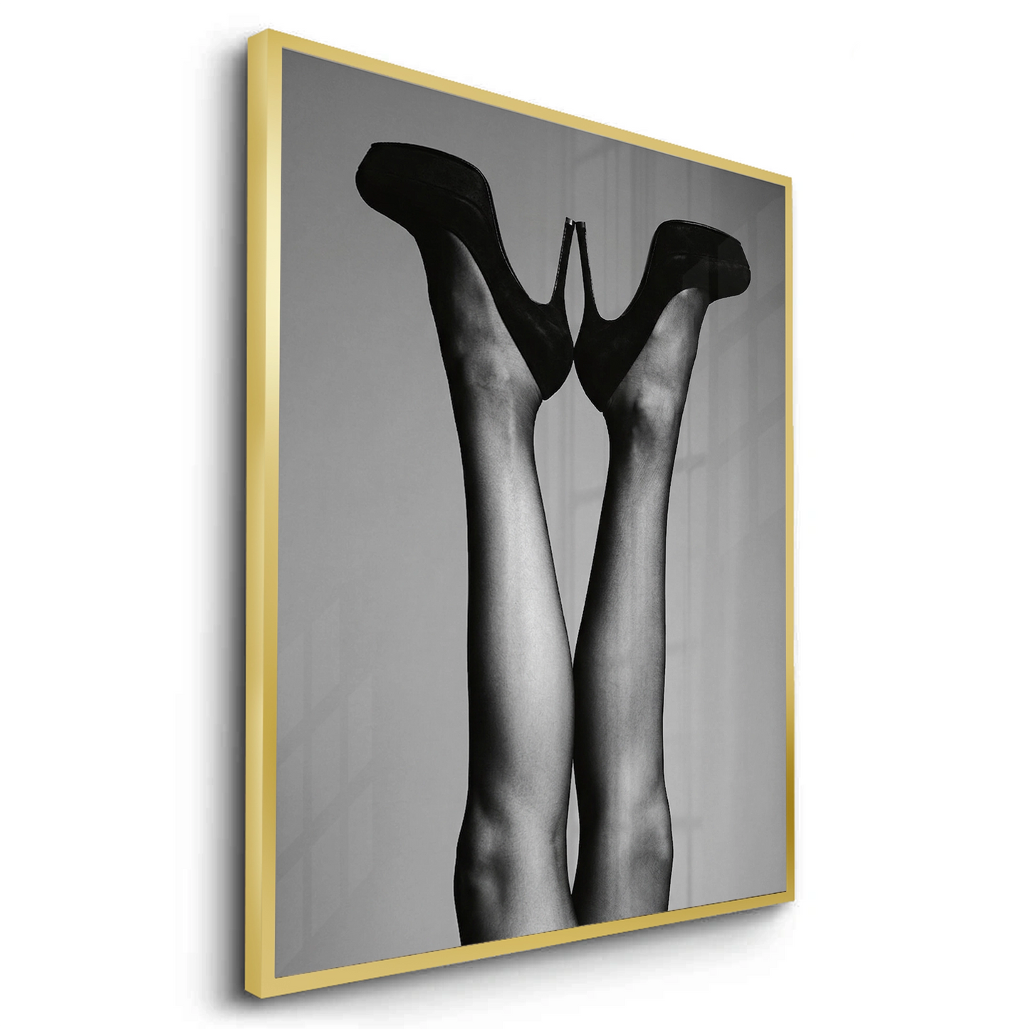 2Black High Heels - Fine Art
