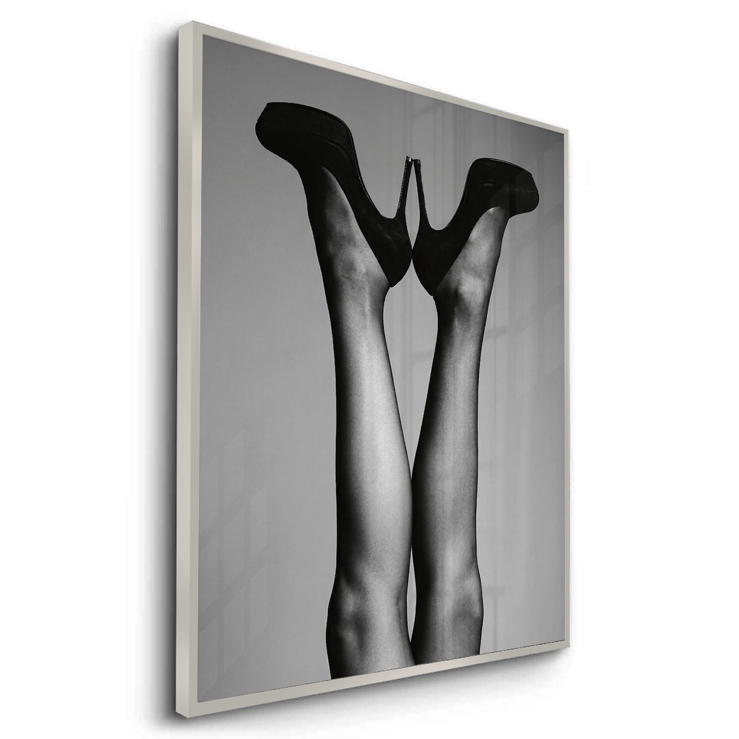 2Black High Heels - Fine Art