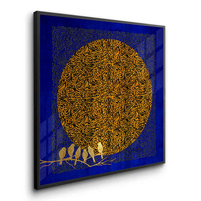 Moon and Flock - Fine Art