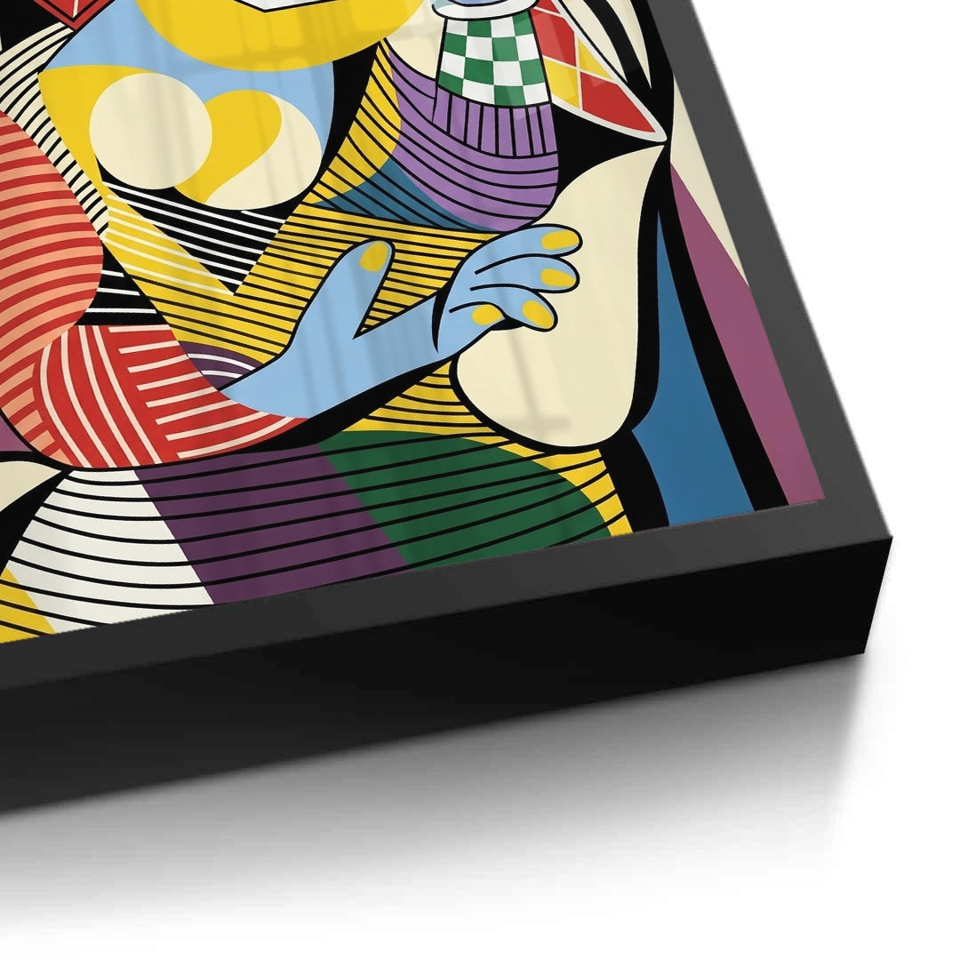 2Geometric Woman Figural - Fine Art