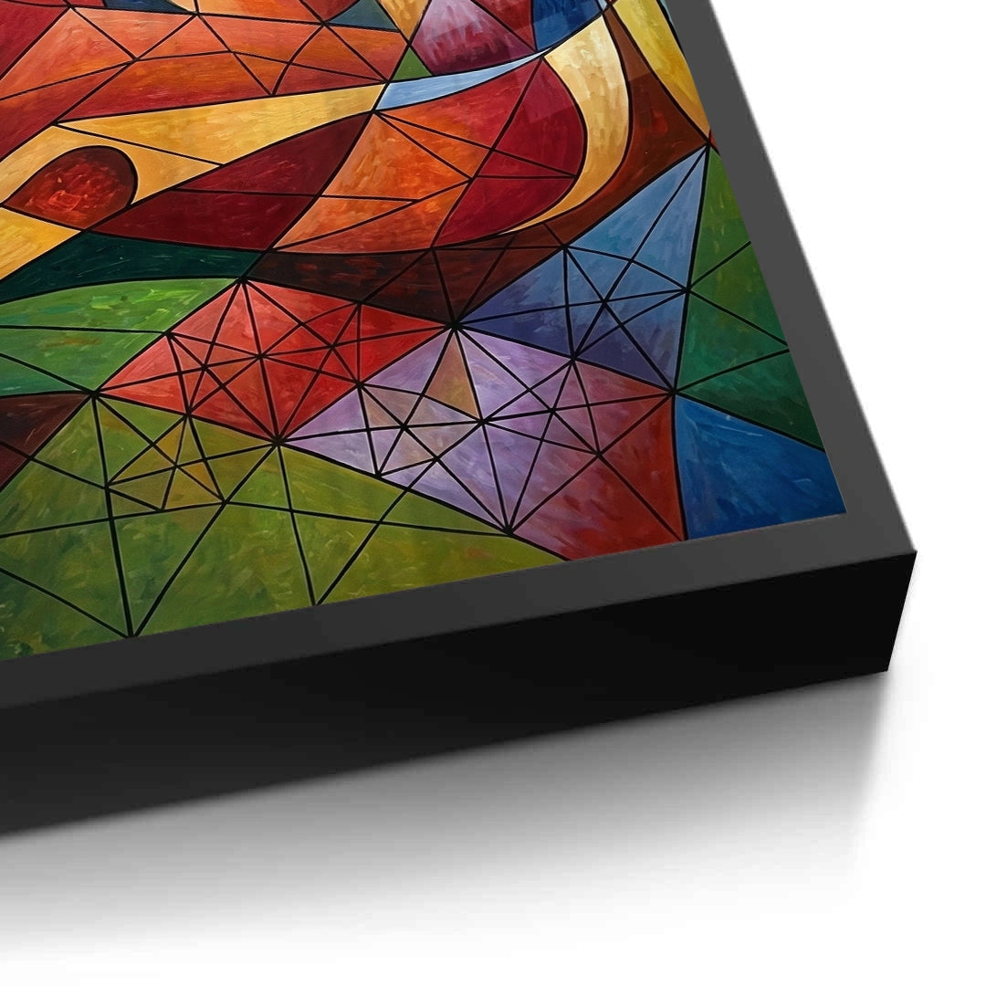 2Modern Abstract Figures - Fine Art