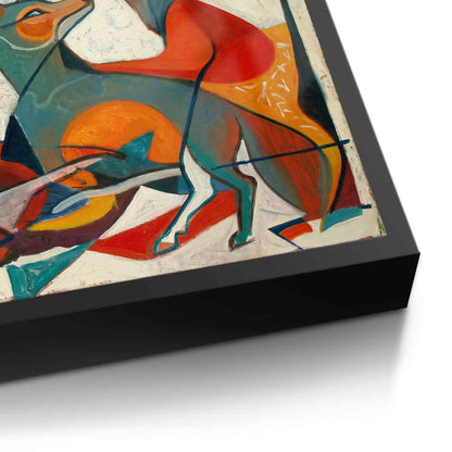 Fauvist Fox in Motion - Fine Art