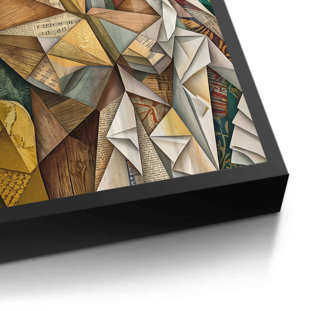 2Melodic Cubist Portrait - Fine Art