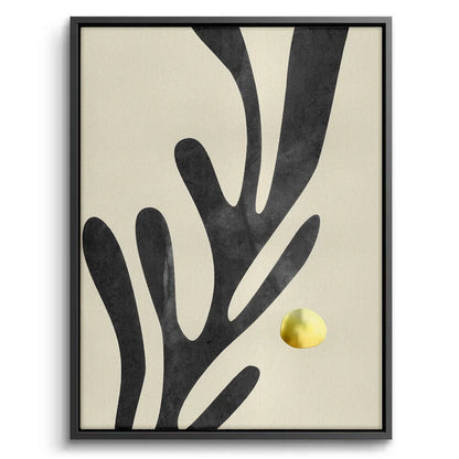 Black and Gold Botanical Set of 2 - Canvas