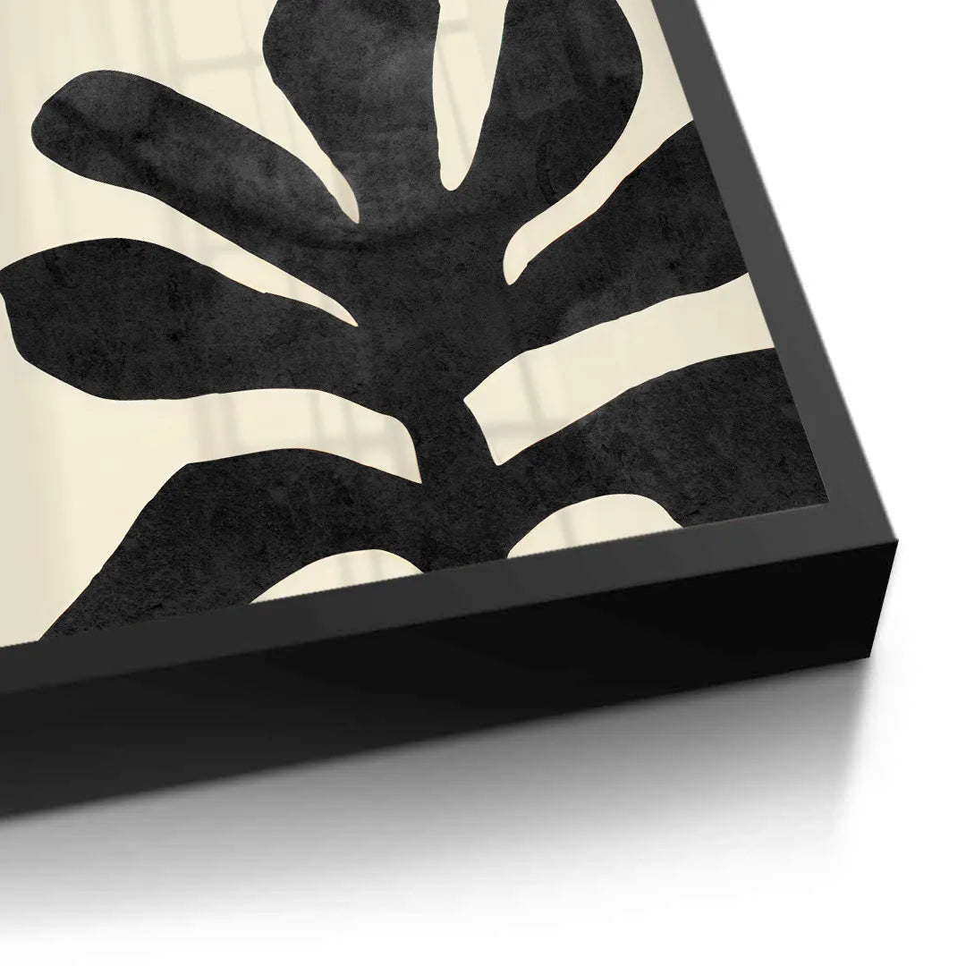 Black and Gold Botanical Set of 2 - Fine Art - Jasmineart.ae