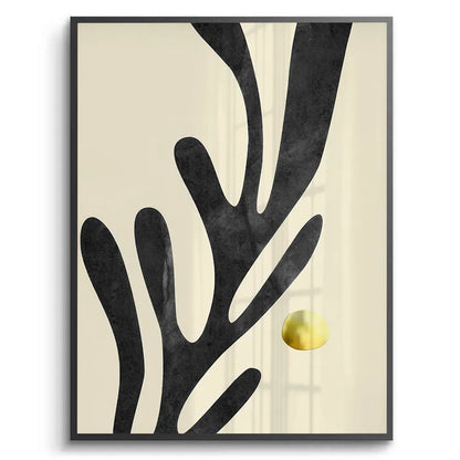 Black and Gold Botanical Set of 2 - Fine Art
