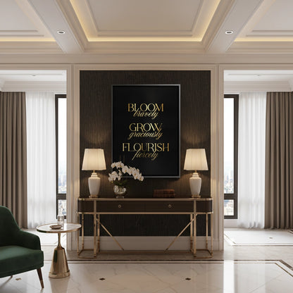 Bloom Bravely - Canvas