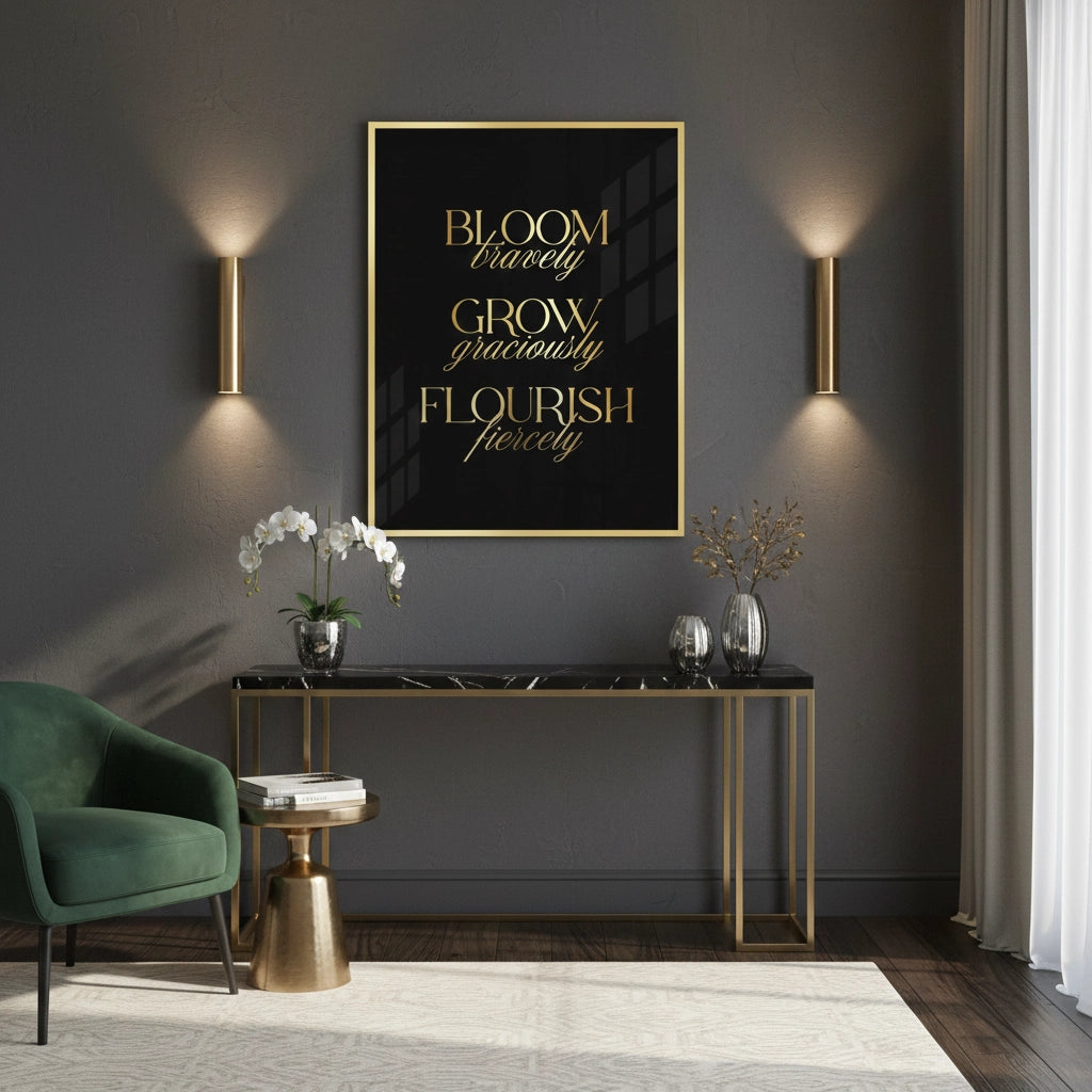 2Bloom Bravely- Fine Art