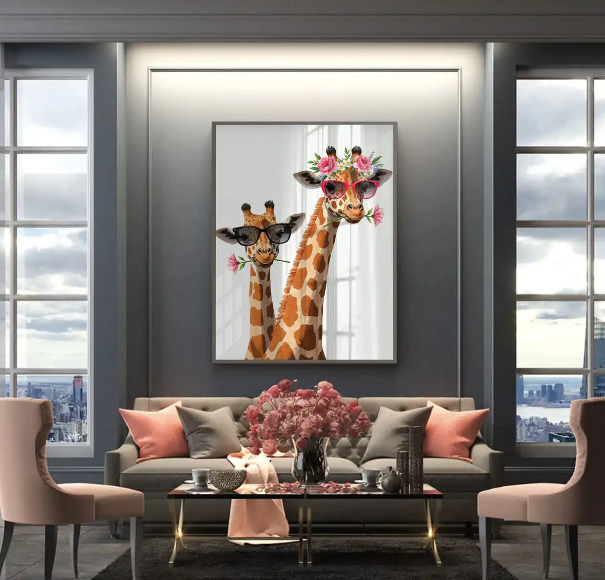 Blooms and Besties - Fine Art - Jasmineart.ae