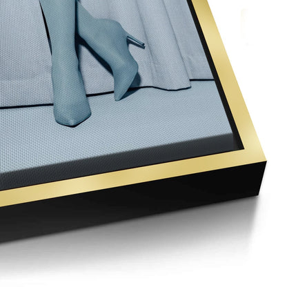 Blue Heels - Canvas