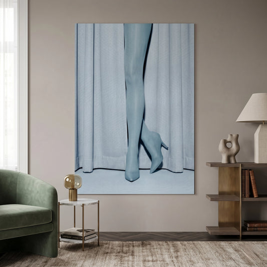 Blue Heels - Canvas