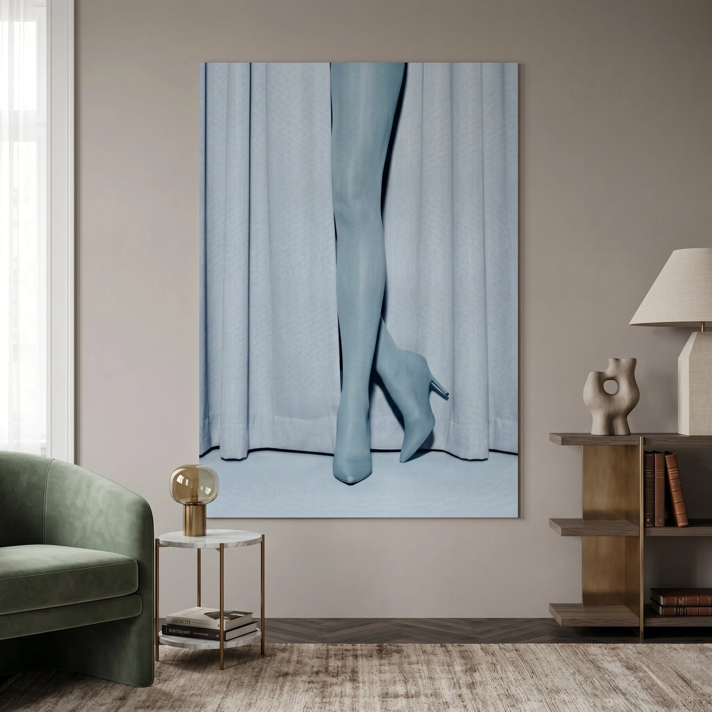 2Blue Heels - Canvas